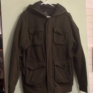 🫒 Empyre Dark Olive Military Jacket men’s medium